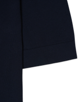 Gran Sasso Knitted Pure Cotton T-Shirt Navy