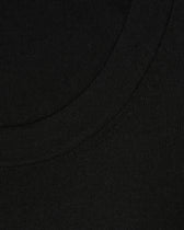 Gran Sasso Knitted Cashmere Silk T-Shirt Black
