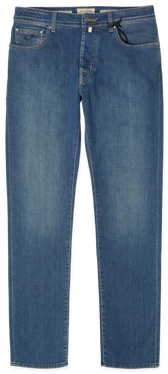 Jacob Cohen Bard Medium Blue Stretch Denim