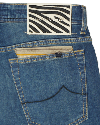 Jacob Cohen Bard Medium Blue Stretch Denim