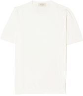 Gran Sasso Knitted Pure Cotton T-Shirt White