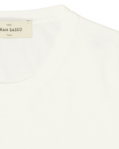 Gran Sasso Knitted Pure Cotton T-Shirt White
