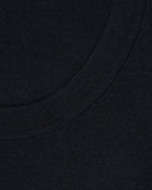 Gran Sasso Knitted Cashmere Silk T-Shirt Navy