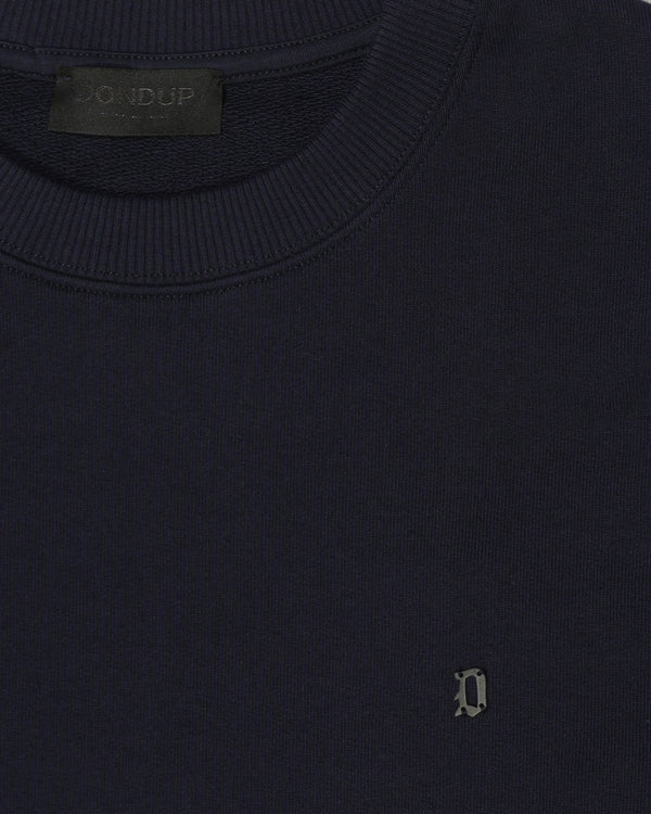 Dondup Pure Cotton Loopback Sweatshirt Navy