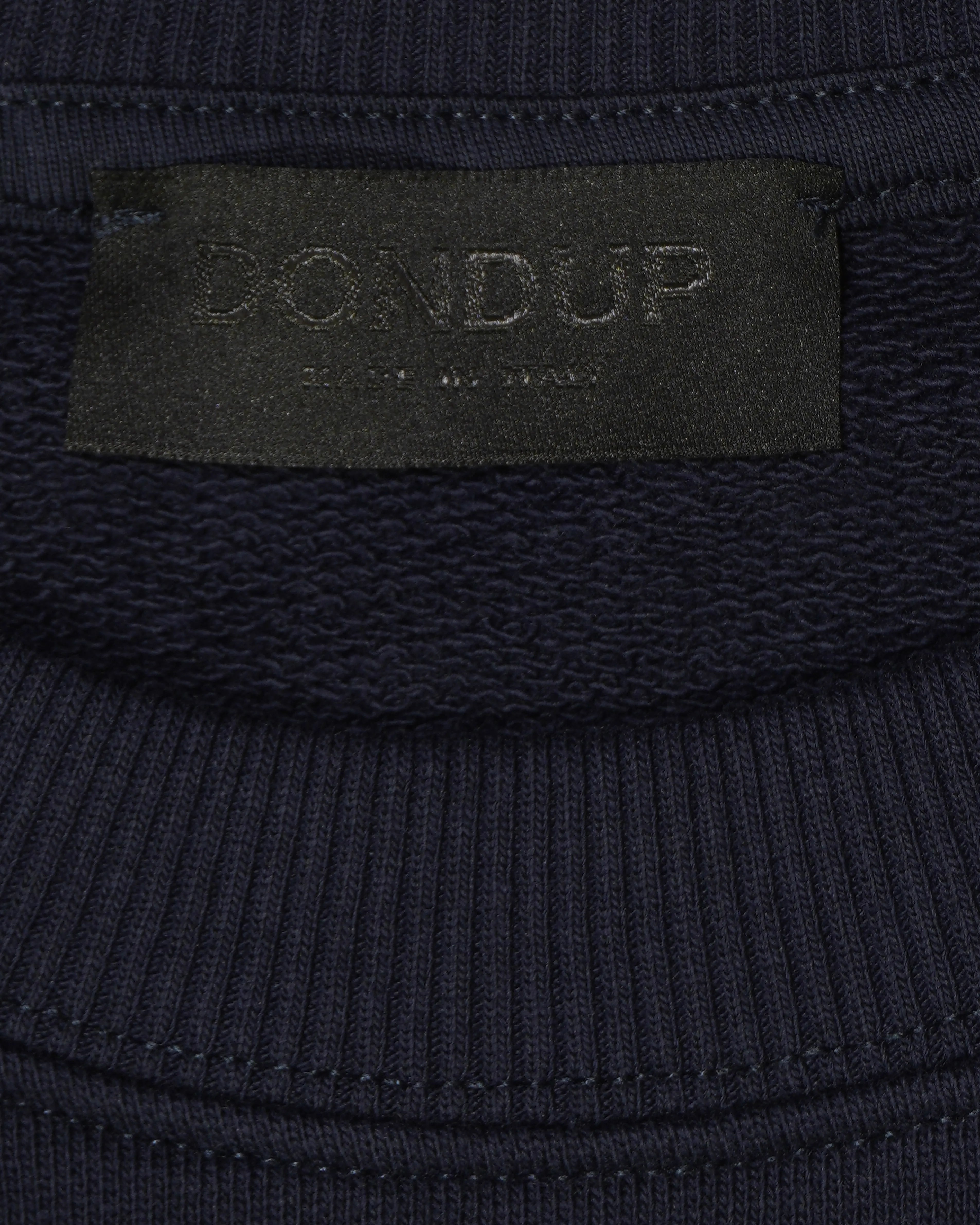 Dondup Pure Cotton Loopback Sweatshirt Navy