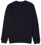 Dondup Pure Cotton Loopback Sweatshirt Navy
