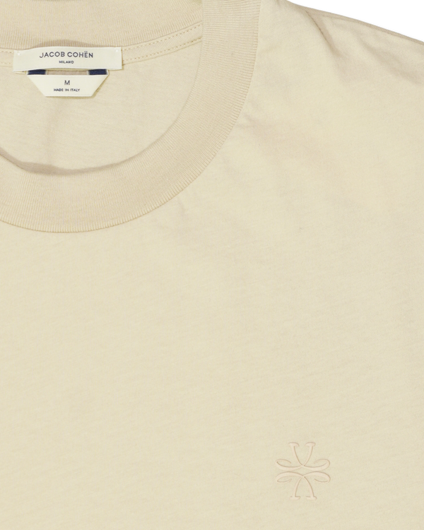 Jacob Cohen T-Shirt Washed Cotton Light Beige