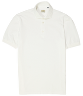 Sonrisa Polo Shirt Washed Cotton White