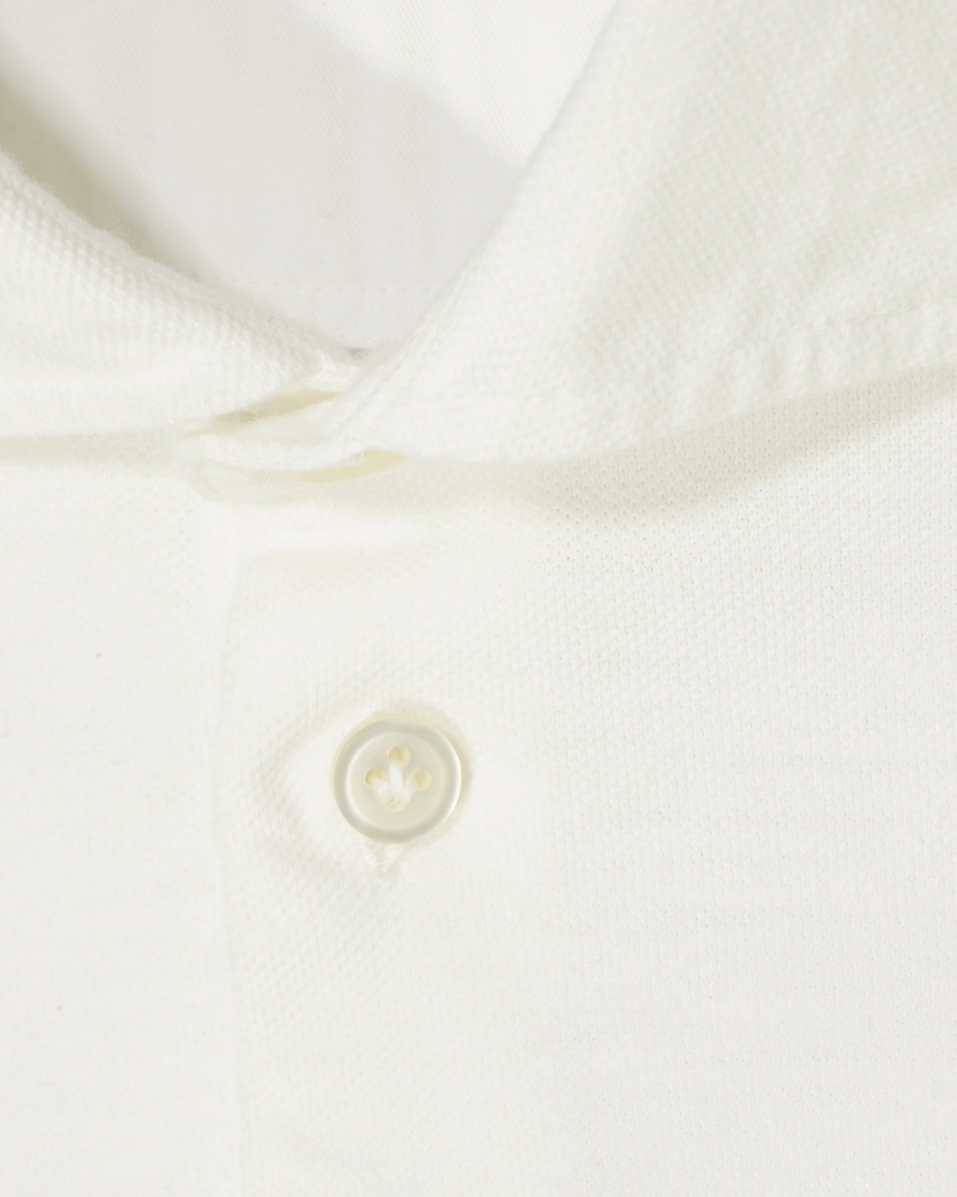 Sonrisa Polo Shirt Washed Cotton White