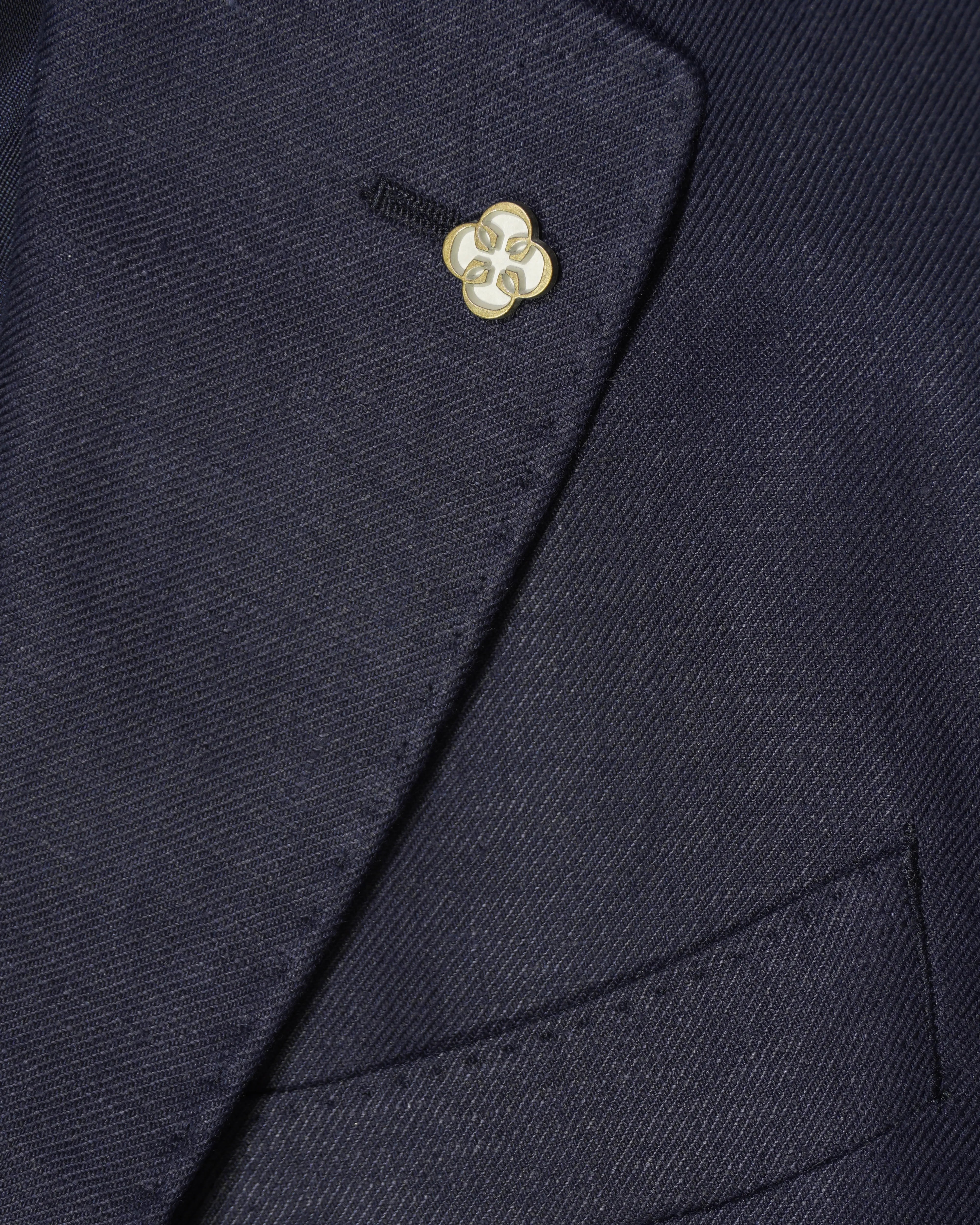 Studio 73 Pure Linen Jacket Ryhs Navy