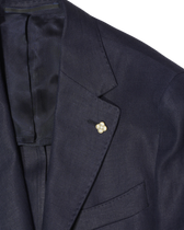 Studio 73 Pure Linen Jacket Ryhs Navy
