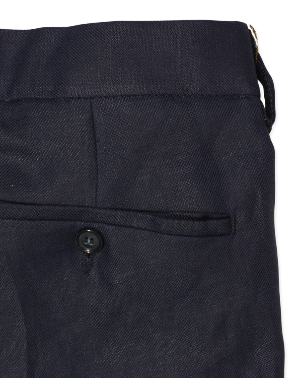 Studio 73 Linen Trousers Ryhs Navy