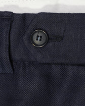 Studio 73 Linen Trousers Ryhs Navy