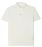 Dondup Washed Jersey Polo Shirt White