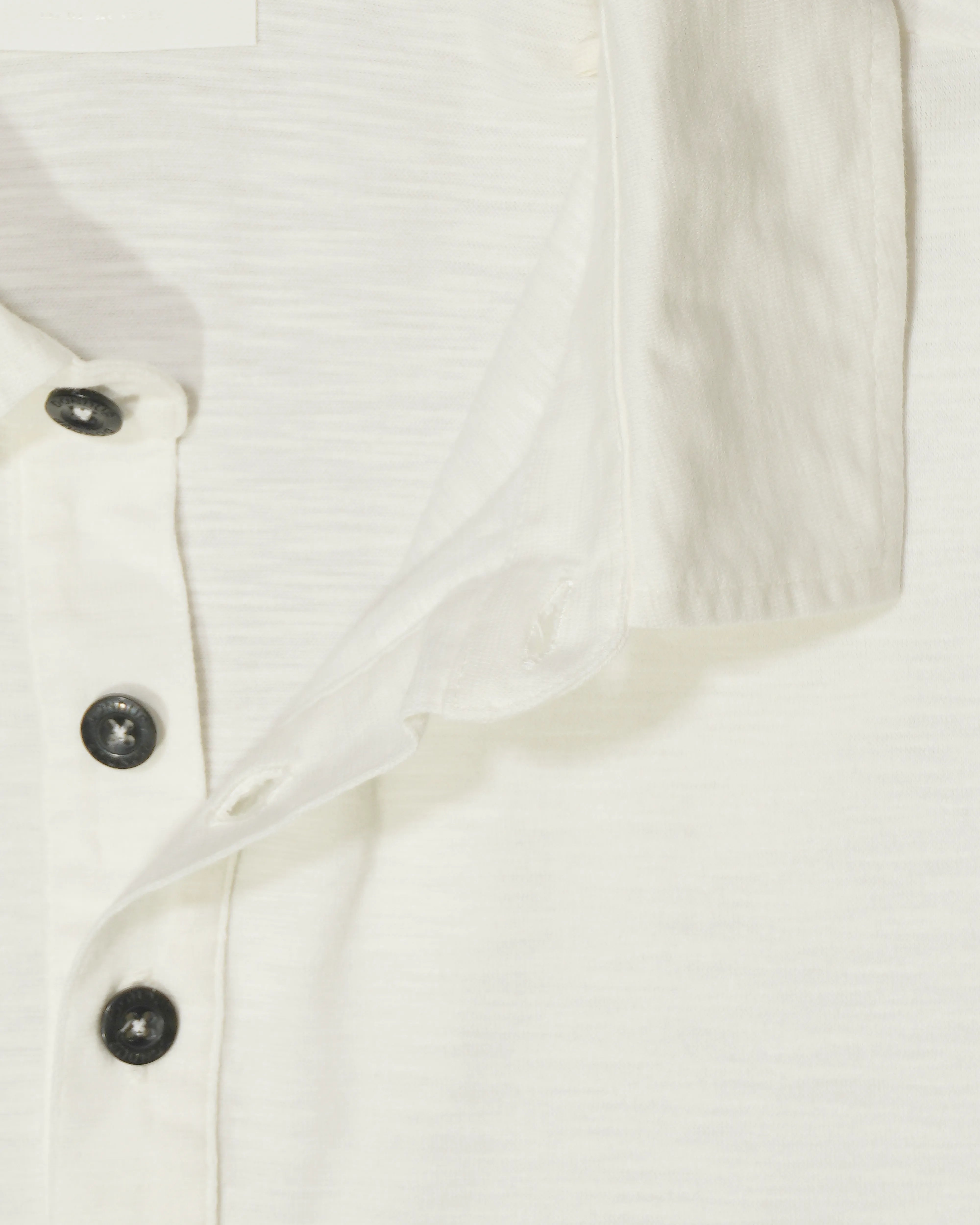 Dondup Washed Jersey Polo Shirt White