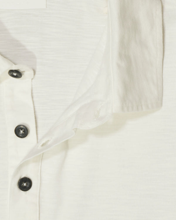 Dondup Washed Jersey Polo Shirt White