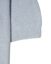 Gran Sasso Polo Shirt Linen Cotton Light Blue