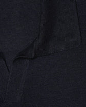 Gran Sasso Polo Shirt Pure Silk Navy