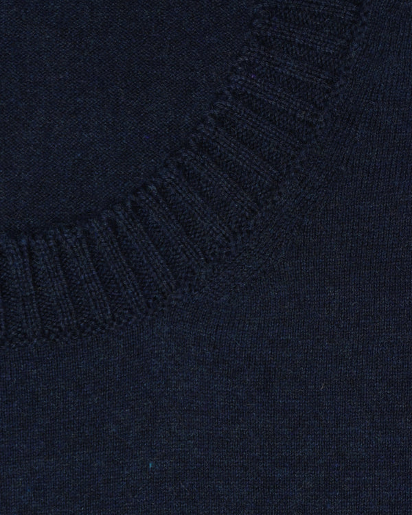 Gran Sasso Pullover Cotton Cashmere Navy