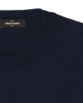 Gran Sasso Pullover Cotton Cashmere Navy