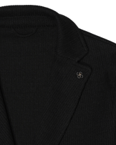 Gran Sasso Knitted Jacket Linen Cotton Black