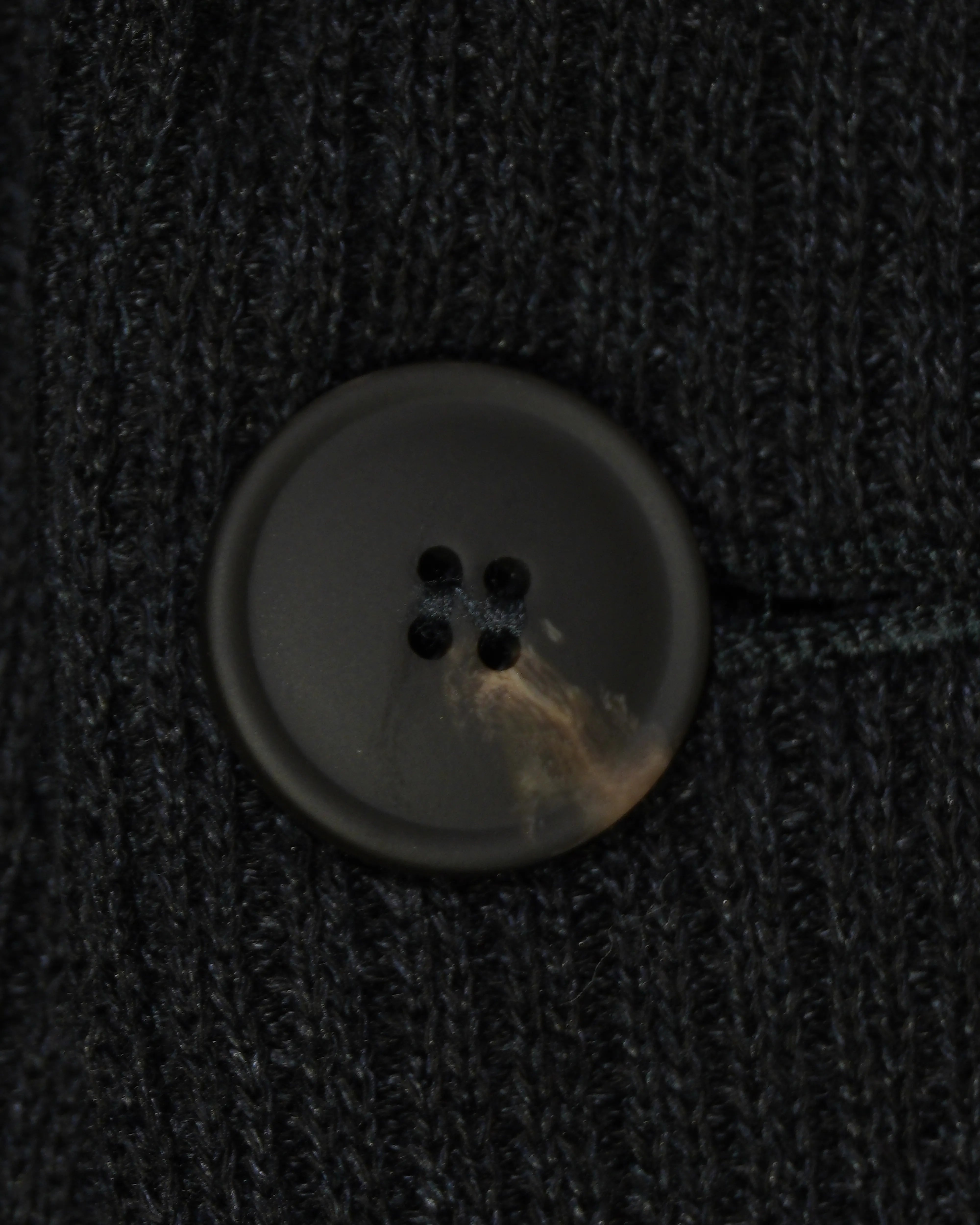 Gran Sasso Knitted Jacket Linen Cotton Black