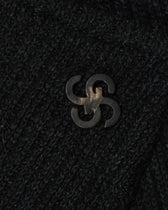 Gran Sasso Knitted Jacket Linen Cotton Black