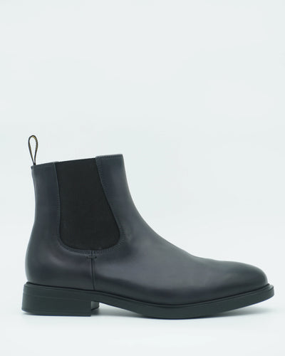 Doucals Calfskin Chelsea Boots Dark Grey