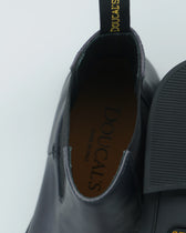 Doucals Calfskin Chelsea Boots Dark Grey