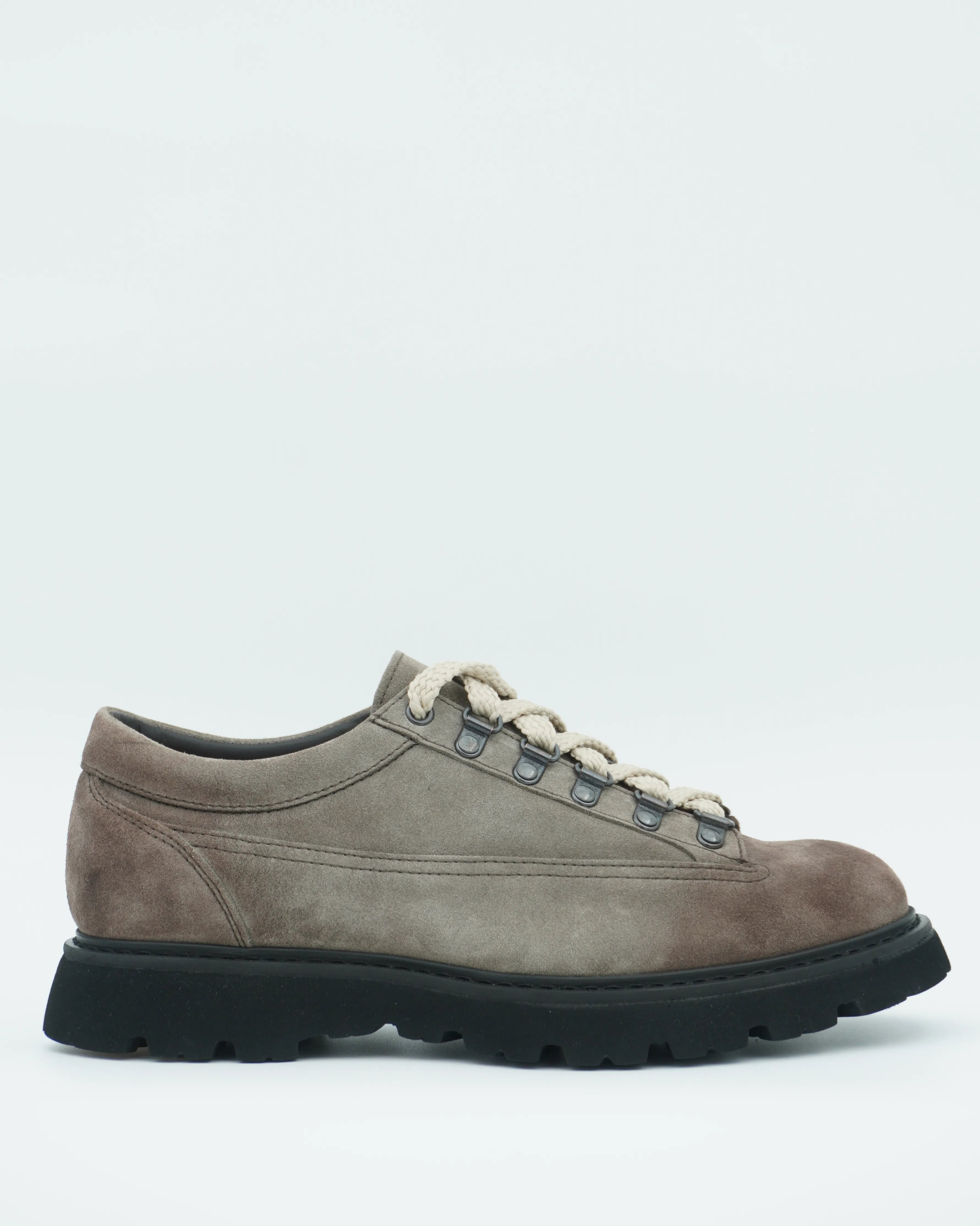 Doucals Derby Lace-up Suede Light Grey