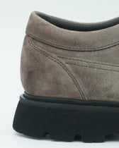Doucals Derby Lace-up Suede Light Grey