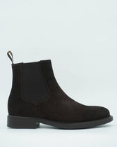 Doucals Chelsea Boots Suede Dark Brown