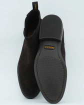 Doucals Chelsea Boots Suede Dark Brown