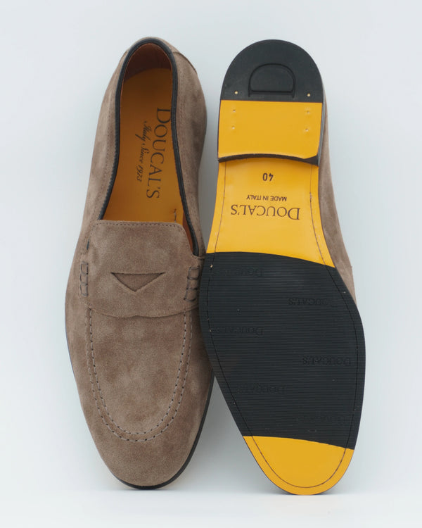Doucals Penny Loafer Suede Light Brown