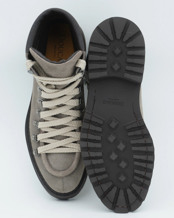 Doucals Lace-up Hiking Boot Light Grey