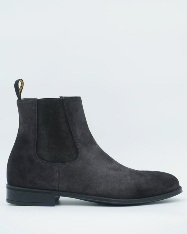 Doucals Chelsea Boots Suede Dark Grey
