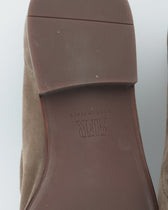 Fabiano Ricci Unlined Suede Loafer Taupe