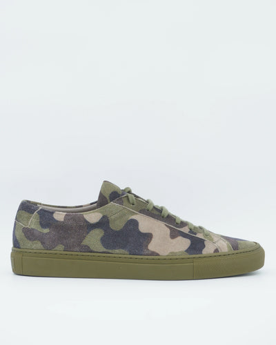 Thomas Sneaker Suede Camo Green
