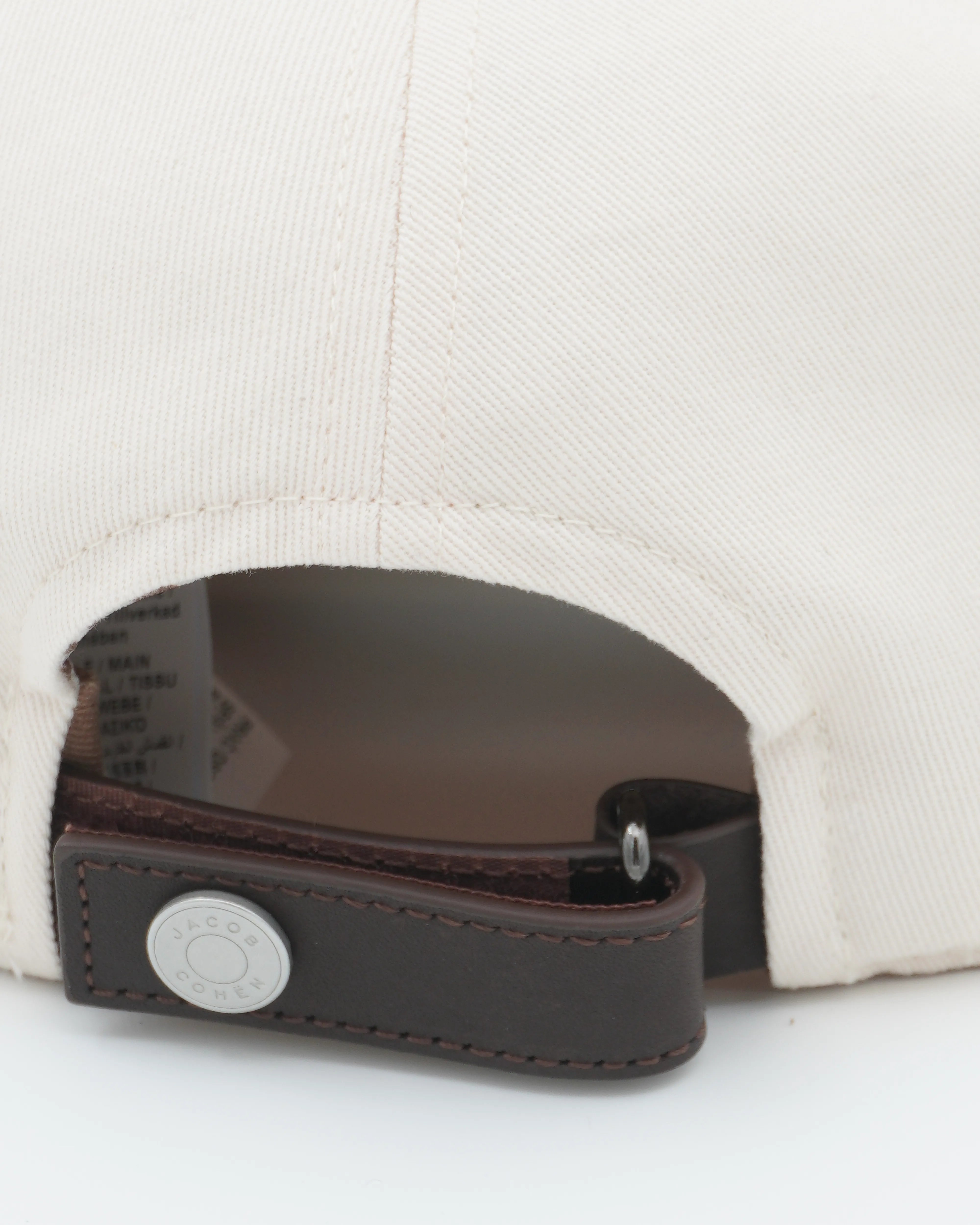 Jacob Cohen Pure Cotton Cap Cream