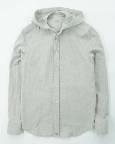 Sonrisa Shirt Hoodie Brushed Light Grey