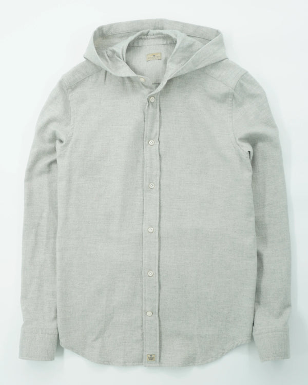 Sonrisa Shirt Hoodie Brushed Light Grey