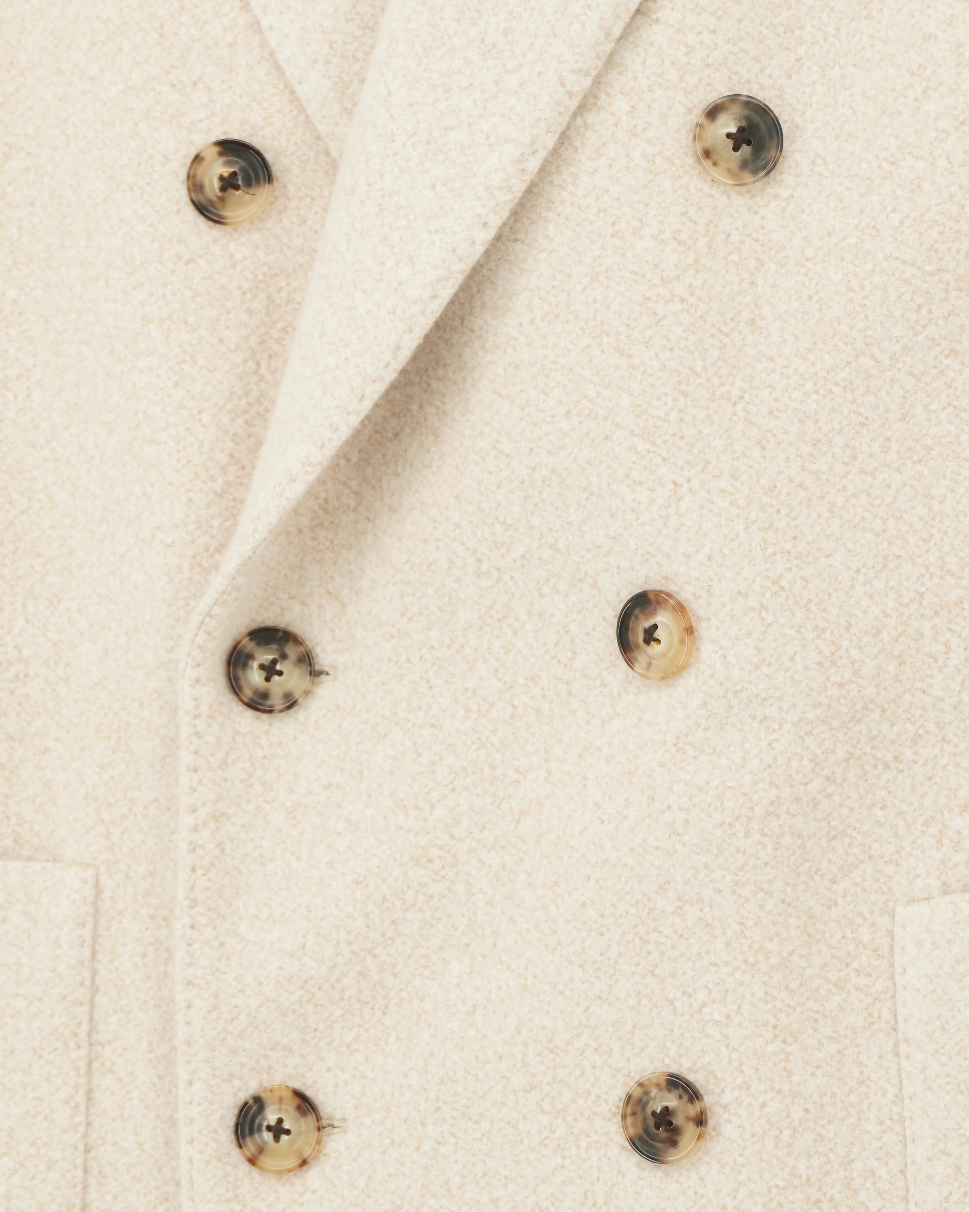 Lardini Coat Silk Cashmere Blend Cream