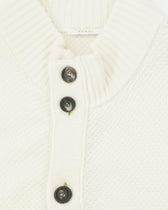 Fradi Cardigan Buttoned Wool Cream