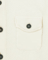 Fradi Cardigan Buttoned Wool Cream