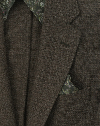 Sand Jacket Pure Wool Dark Brown