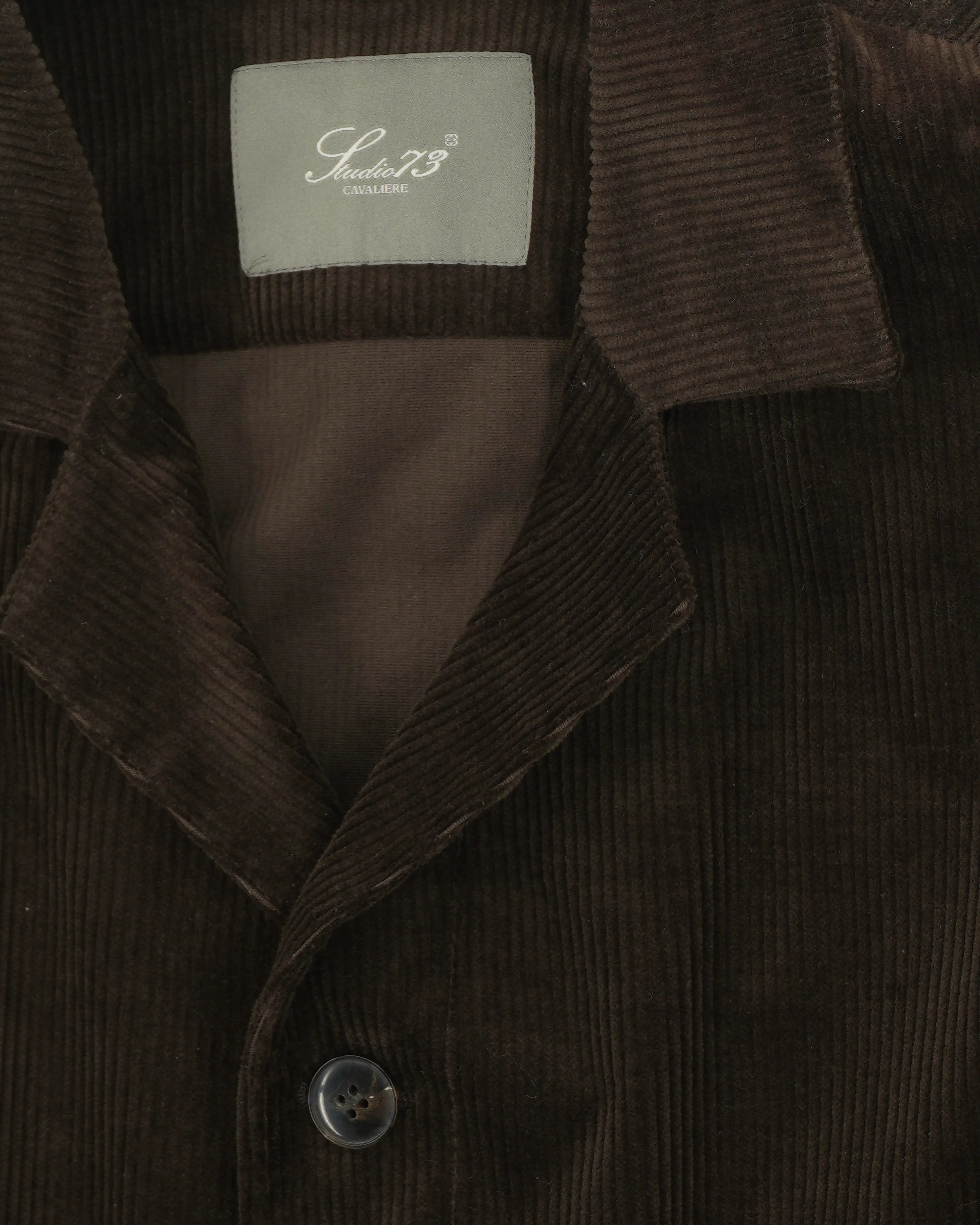Studio 73 Overshirt Corduroy Dark Brown