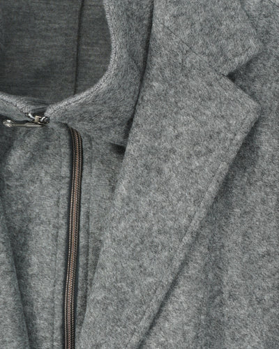 Fradi Jacket Bib Melange Medium Grey