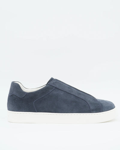Doucals Sneaker No-Lace Suede Navy