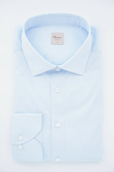 Stenströms Shirt Dress Stretch Slim Fit Light Blue