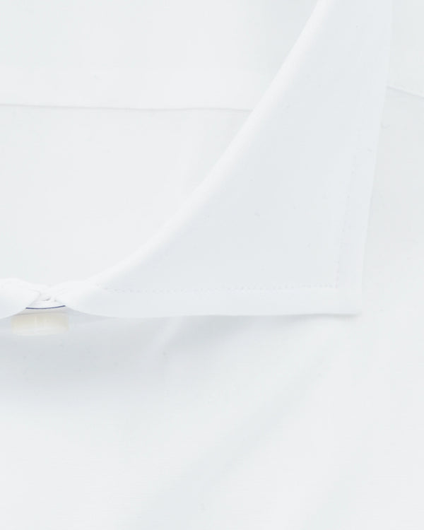 Sonrisa Shirt Dress Cotton Stretch White